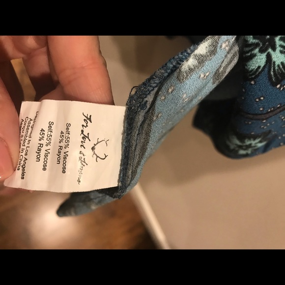 For Love & Lemons Babydoll Bohemian Dress, Large - Picture 4 of 6